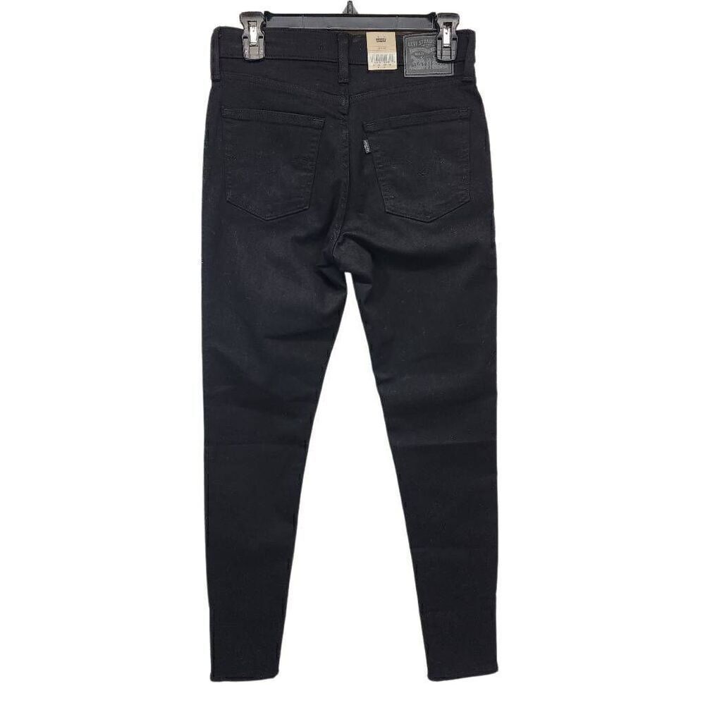 Levi's Size 29 Women's 720 High Rise Super Skinny Black Denim Jeans. NWT - Picture 2 of 9